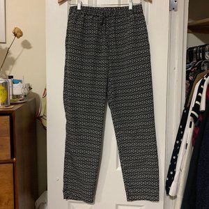 Joe Fresh, Patterned Drawstring Pants, Size 6